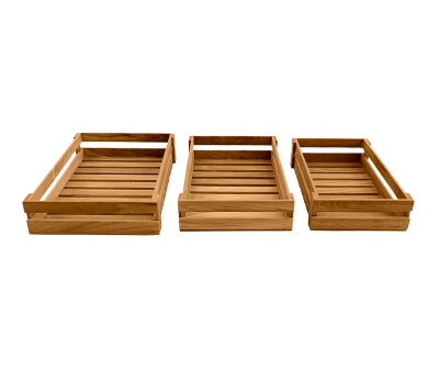 Bakkesæt med 3 stk. - Classic Teak