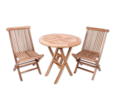 Møen Cafesæt Ø70 - Classic Teak