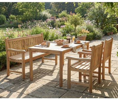 Solo Havemøbelsæt 90x150 - Classic Teak 