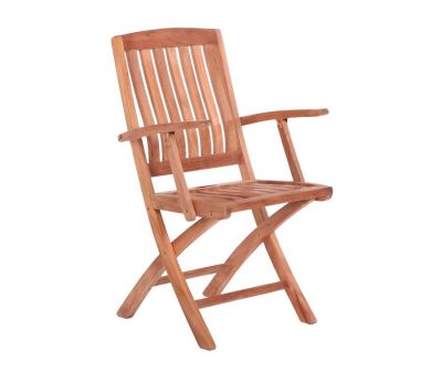 Victoria foldestol med armlæn - Kerneteak