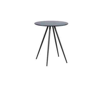 Vigga rundt sidebord i sort