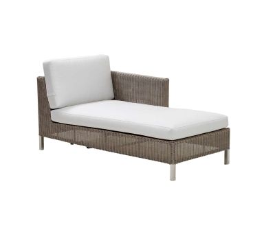 Cane-line Connect chaiselounge modul venstre taupe