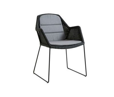 Cane-line sæde/ryghynde til Breeze stol - Grey Natte