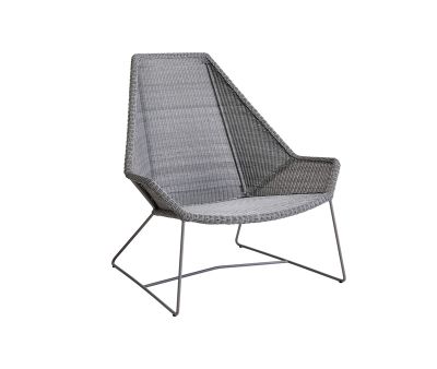 Cane-line Breeze Highback stol - Lys grå