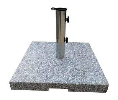 Parasolfod Granit 40 kg. Grå m/hjul