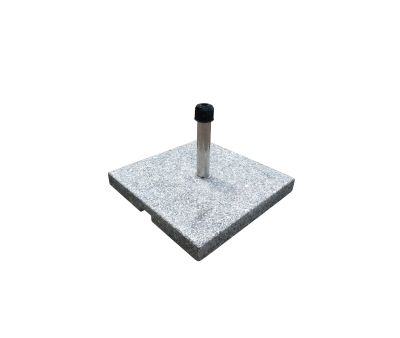 Parasolfod 60kg - Grå granit m/hjul