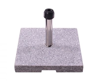 Parasolfod 45kg - Grå granit m/hjul