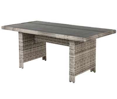 Bella diningbord 86x160 - Lys grå